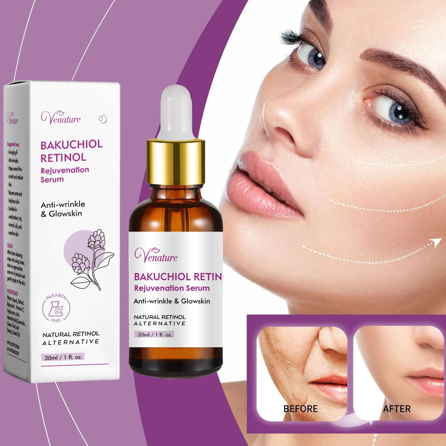 Bakuchiol Retinol Rejuvenation Serum